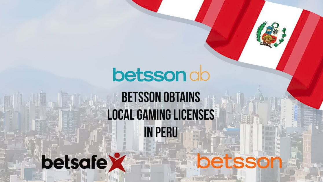 Betsson Group Secures Licenses to Operate Sports Betting and Online Casino in Peru
