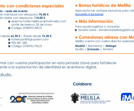 Melilla to Host PACS 2025 Event Against Digital Identity Theft