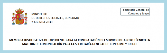 Spanish Gambling Regulator Tenders Communication Contract for €121,529